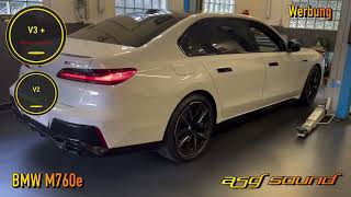 BMW M760e  ASG Sound  V2  V3   Sportauspuff [upl. by Pavia584]