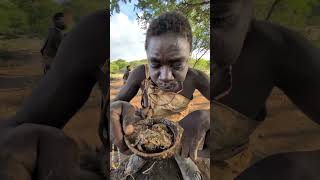 What a delicious Soup today 😋‼️😲 See How Hadza cooks their food middle of Jungle hadzabetribe food [upl. by Peskoff]