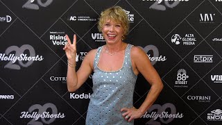 Mary Elizabeth Ellis 2024 HollyShorts Opening Night Red Carpet with quotLast to Leavequot Cast [upl. by Dorrahs5]