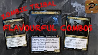 Flavourful Combos for EDH Zombies Tribal Decks in Dimir Colours Part 1 edh mtg magicthegathering [upl. by Retrop]