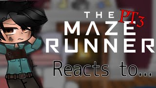 THE MAZE RUNNER REACTS TO EDITS  PT3  LOVIVES  CREDITS ON THE DESC SOME AUDIOS SILENCED [upl. by Aihceyt86]