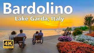 Bardolino Lake Garda  Walking Tour 4K Ultra HD [upl. by Katlin]