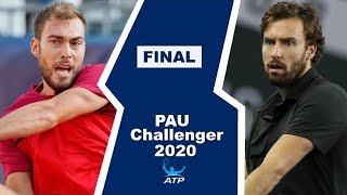 Jerzy Janowicz vs Ernests Gulbis  PAU 2020 [upl. by Annagroeg419]