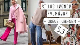 Stílus IKON  Grece Ghanem 53 éves divatbloggermontreali személyi edző  52 OUTFITS [upl. by Okramed]