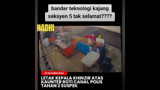 Dua lelaki letak kepala khinzir atas dapur roti canai ditahan [upl. by Tanitansy]