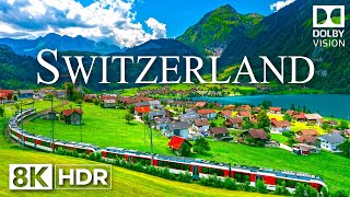 Switzerland 8K ULTRA HD HDR  Heaven of Earth 60 FPS [upl. by Fritze]