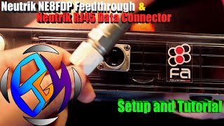 Neutrik NE8FDP Feedthrough amp Neutrik RJ45 Data Connector Setup and Tutorial [upl. by Oinotna]