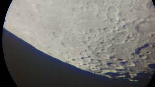 The Moon through Bresser Skylux 70700 116 amp 350x [upl. by Aihtenyc]