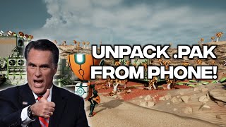 UNPACK PAK FİLE FROM PHONE [upl. by Imray628]