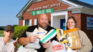 I Bought 40 Pounds of LOST MAIL  Found EMINEM Package [upl. by Husch]