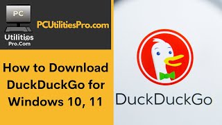 How to Download DuckDuckGo Browser for PC Windows 10 11 [upl. by Yenttirb]