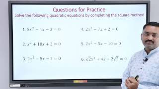 How to solve Quadratic Equations by Completing the Square Method [upl. by Annerahs]