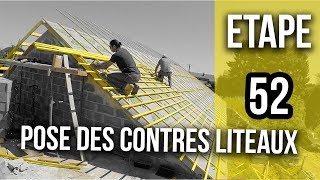 Comment poser des contre liteaux Etape 52 [upl. by Terrej817]