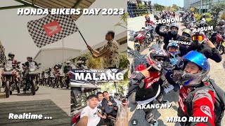 HONDA BIKERS DAY 2023  TOURING BARENG AKANG MV MBLO RIZKI [upl. by Maible]