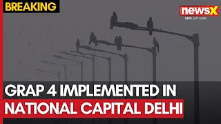 Delhi Air Pollution  GRAP 4 Implemented in National Capital  Air Quality Worsens  NewsX [upl. by Caras]