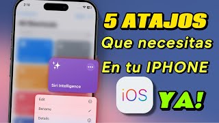 5 mejores atajos que necesitas tener en tu iPhoneipad GRATIS 🧡✔️ [upl. by Mahala308]