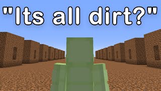 Minecraft but I join DIRT CIVILIZATION [upl. by Alegnad847]