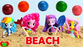 My Little Pony Equestria Girls Beach Adventure Treasure Hunt [upl. by Clite]