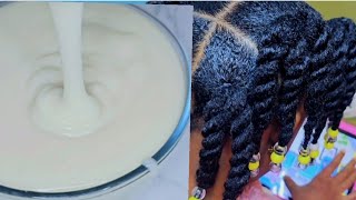 growth your hair with rice cream mask massive rice hair growth how to make a protective hairstyle [upl. by Babs]