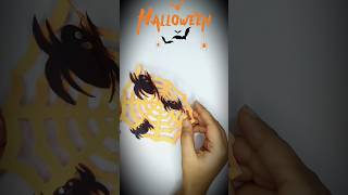 Spider from craft paper halloween diy crafts akanksharaovlogs shorts [upl. by Juanne477]