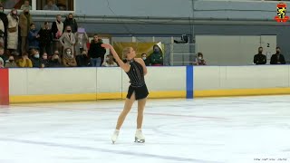 Loena Hendrickx – 20212022 Belgian Figure Skating Championships FS [upl. by Marelda470]