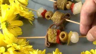 Banderillas  petites brochettes espagnoles [upl. by Oinota]