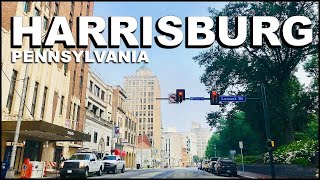 HARRISBURG PENNSYLVANIA 4k Driving Tour of the City [upl. by Neeli]