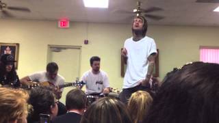 Chiodos  A Letter From Janelle Acoustic Live [upl. by Eahc]