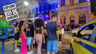 Lapa  Rio De Janeiro  Brazil  4K Walk [upl. by Nylaj]