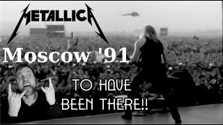 Metallica  Enter Sandman Live Moscow 1991  FIRST TIME REACTION [upl. by Ontine589]