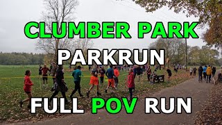 Clumber Park Parkrun FULL POV RUN 09112024 [upl. by Cohbert]