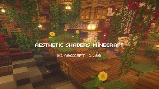 aesthetic shaders for minecraft pe 120 🌻✨ support renderdragon [upl. by Llemmart]