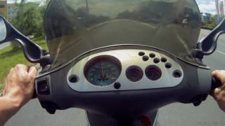 Gilera Runner FXR 180 onboard test  sold [upl. by Nayb]