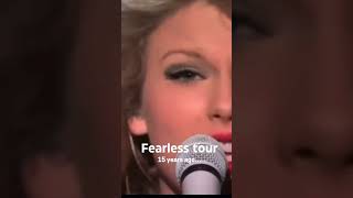 Fearless tour vs Eras tour [upl. by Georgena]