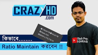 কিভাবে Crazy HD তে Ratio Maintain করবেন  How to maintain ratio on Crazy HD [upl. by Greenwald]