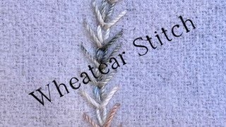 Easy Wheatear Stitch For Everyone [upl. by Beker]