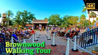 Brownwood Walking Tour in 4K The Villages FL [upl. by Rengaw687]