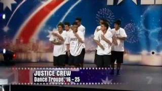 Justice Crew  Australias Got Talent Audition [upl. by Nibor]