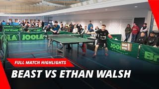 Beast vs Ethan Walsh  Junior British League 2020  Full Match Highlights [upl. by Herriott]