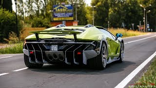 23M Lamborghini Centenario LP7704 Roadster Driving on the Road [upl. by Feldstein342]