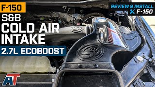 20182022 EcoBoost F150 SampB Cold Air Intake with Oiled Cleanable Cotton Filter Review amp Install [upl. by Roscoe25]