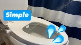 How to install a Bidet Toliet Seat Review Clirass 💦 [upl. by Secrest]