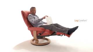 Stressless LegComfort Demonstration der Funktion  HOUSE OF COMFORT [upl. by Marella]