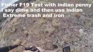 Lost a Indian Penny Fisher F19 ghost town metal detecting [upl. by Assetan283]