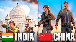 Pubg CHINA Vs Pubg INDIA 😱 Which Is Better   SHOCKING Differences That Will Blow Your Mind [upl. by Ahsitra]