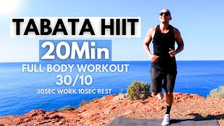 Tabata 20Min Hiit Full Body WORKOUT  Tabata 3010  NO REPEAT 💪 [upl. by Bron]