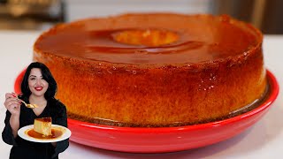 The BEST CREAMY BAKED FLAN RECIPE  Receta FLAN AL HORNO SUPER CREMOSA [upl. by Aenel]