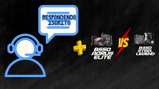 Respondendo inscritos  b550 vs b450 [upl. by Willock]