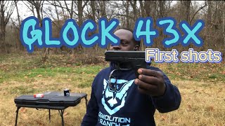 Glock 43x review first shots [upl. by Chandos]