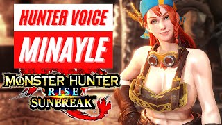 Monster Hunter Rise Sunbreak New Minayle Voice Pack DLC Gameplay Trailer News [upl. by Pitarys110]